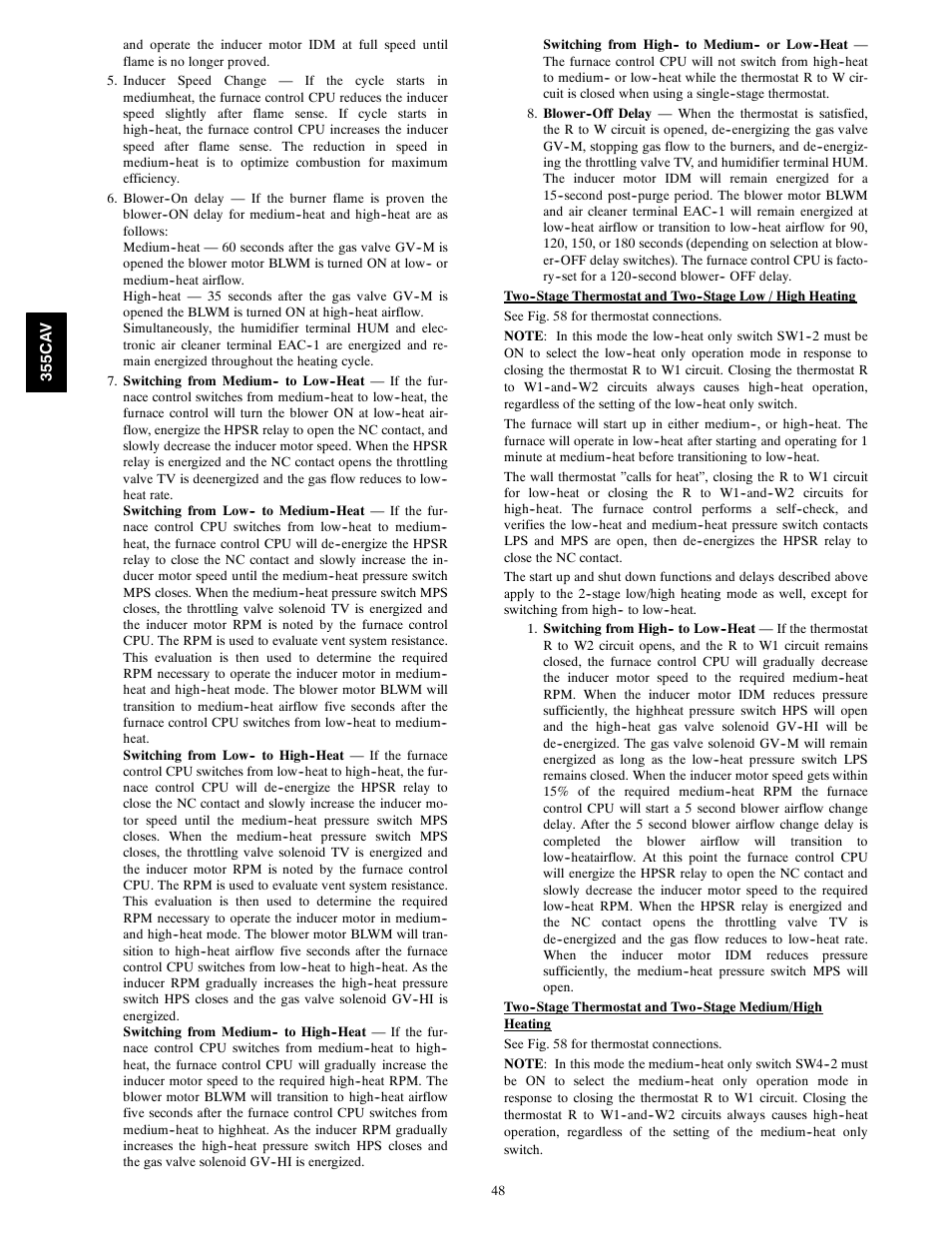 Bryant Condensing Gas 355CAV User Manual | Page 48 / 60