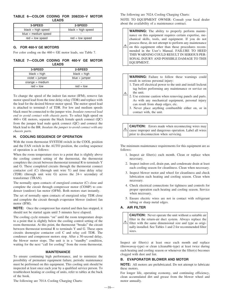 Bryant 701A User Manual | Page 16 / 24