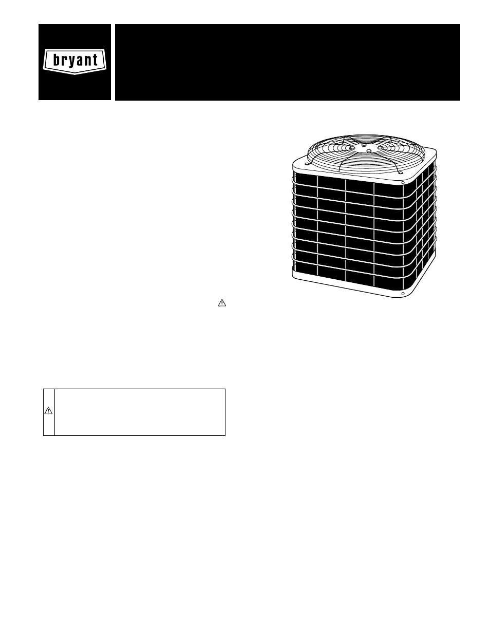 Bryant 663C User Manual | 12 pages