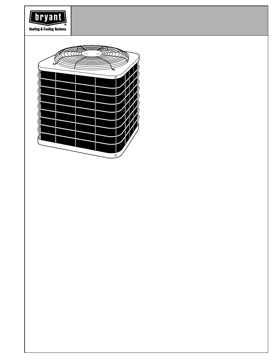 Bryant Air Conditoner 533A User Manual | 24 pages