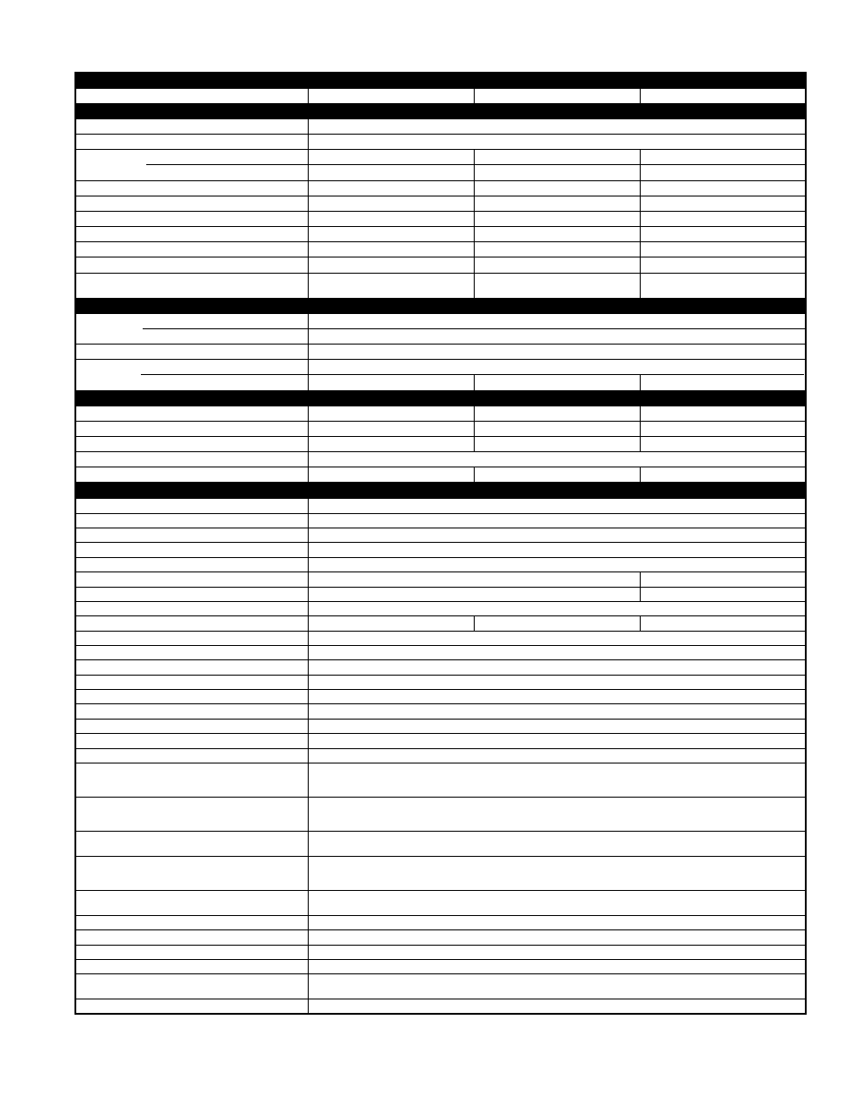 Specifications continued | Bryant Air Conditoner 533A User Manual | Page 5 / 24