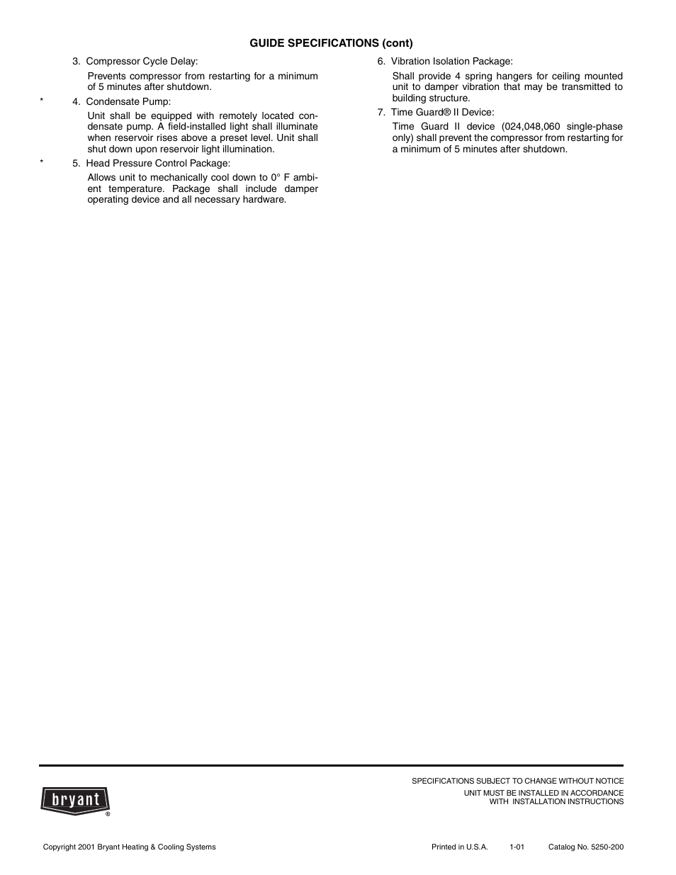 Bryant CeilingPAC 502A User Manual | Page 16 / 16