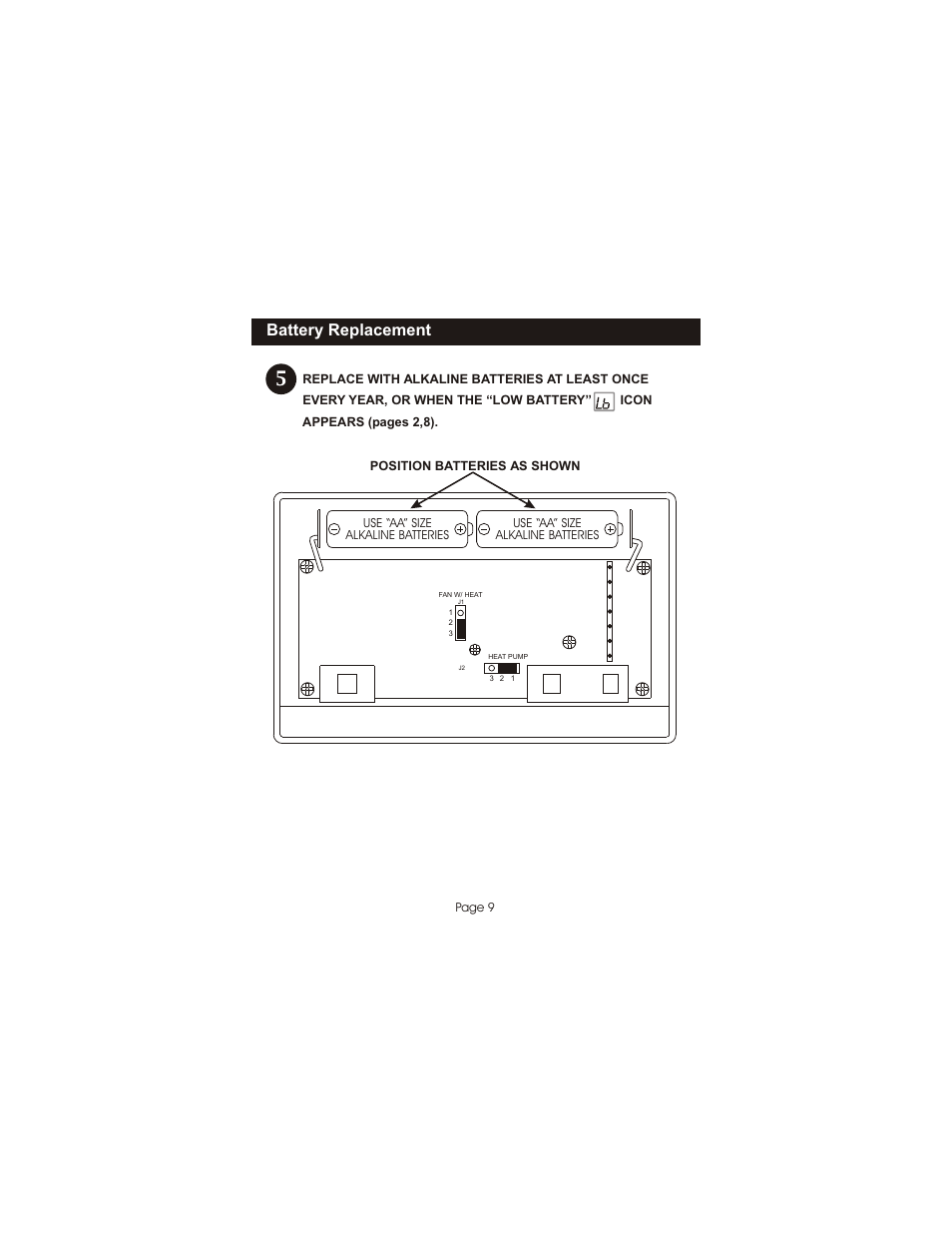 Battery replacement | Bryant TSTATBBNQ001 User Manual | Page 10 / 24