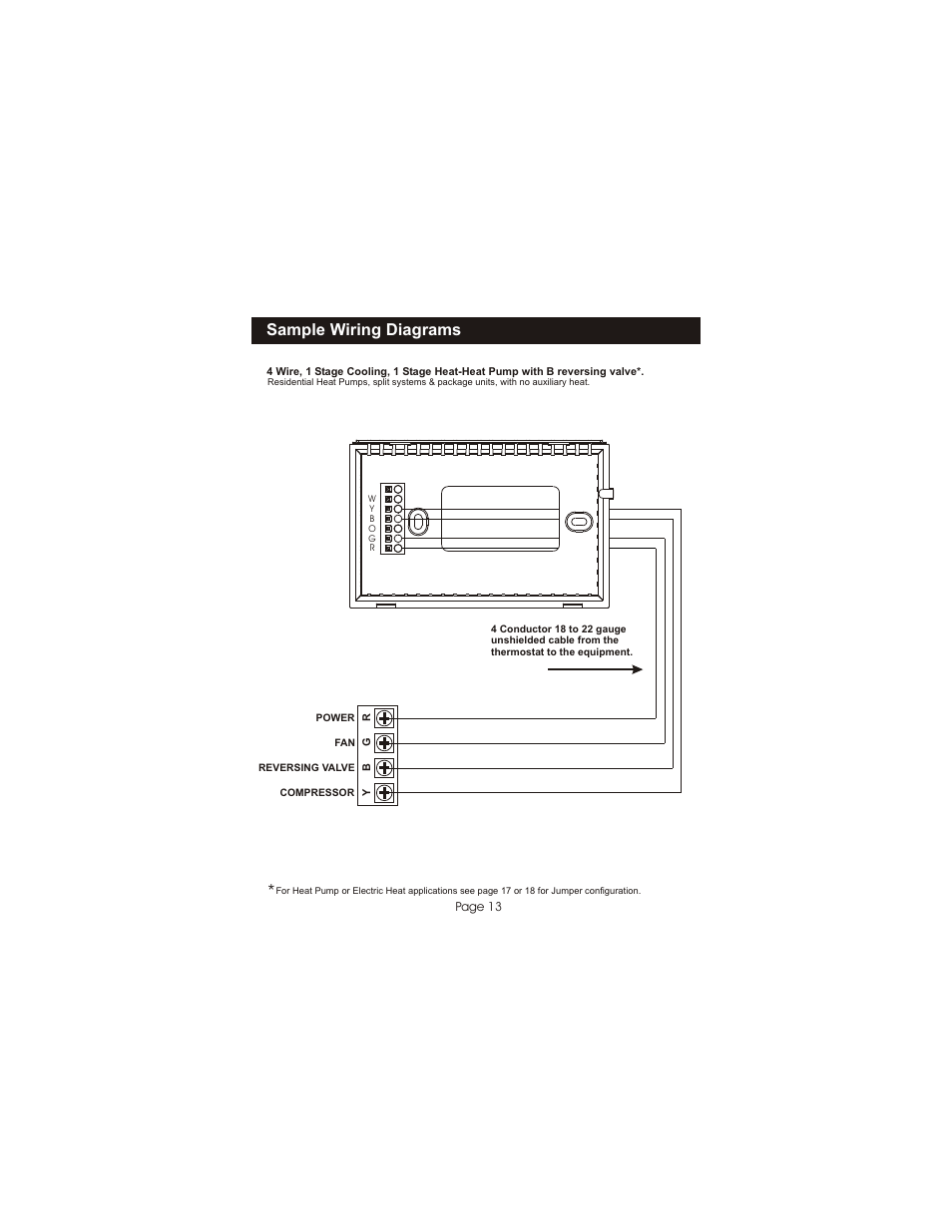 Sample wiring diagrams | Bryant TSTATBBNQ001 User Manual | Page 14 / 24