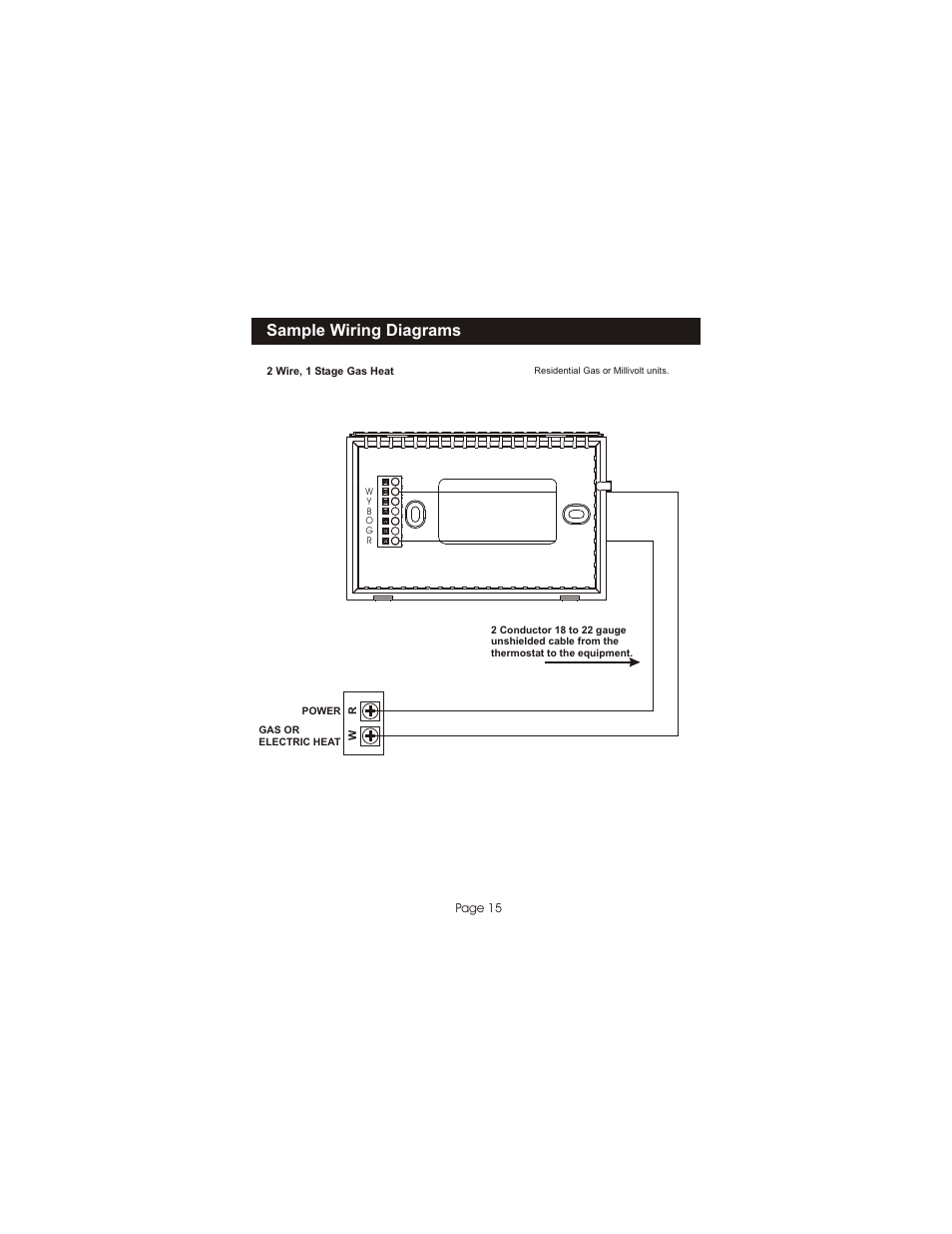 Sample wiring diagrams | Bryant TSTATBBNQ001 User Manual | Page 16 / 24