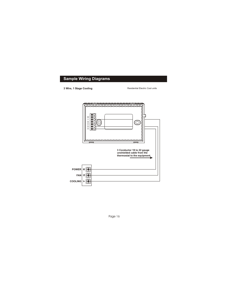 Sample wiring diagrams | Bryant TSTATBBNQ001 User Manual | Page 17 / 24