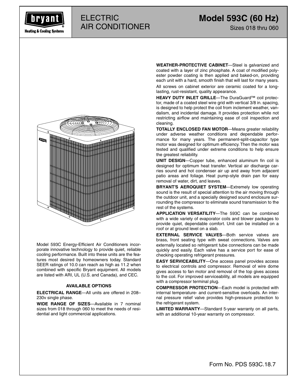 Bryant 593C User Manual | 28 pages