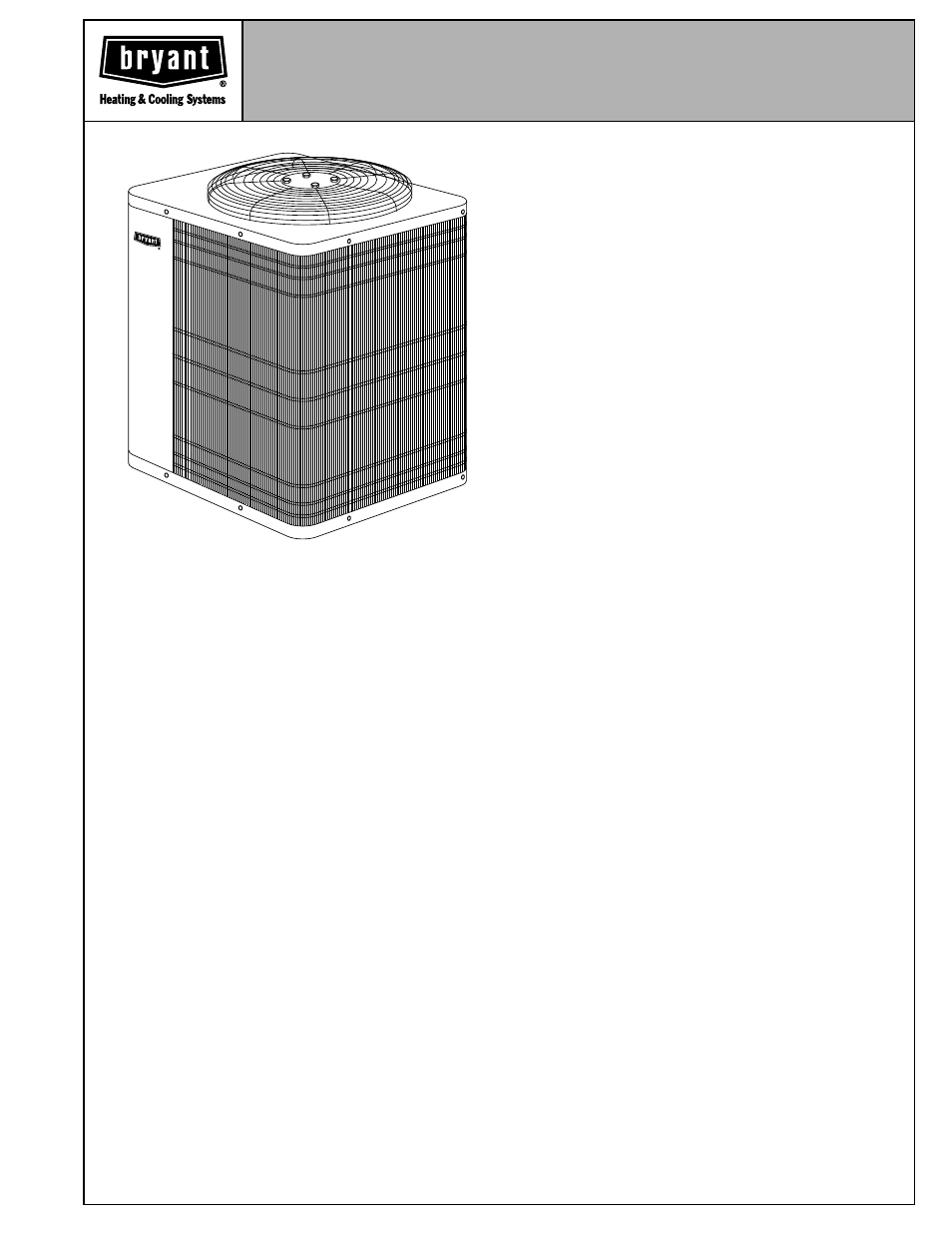Bryant DELUXE 13 SEER 550A User Manual | 28 pages