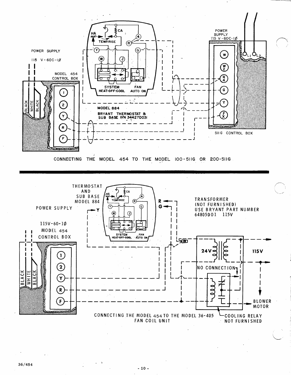 Bryant GAS-FIRED 454 User Manual | Page 10 / 11