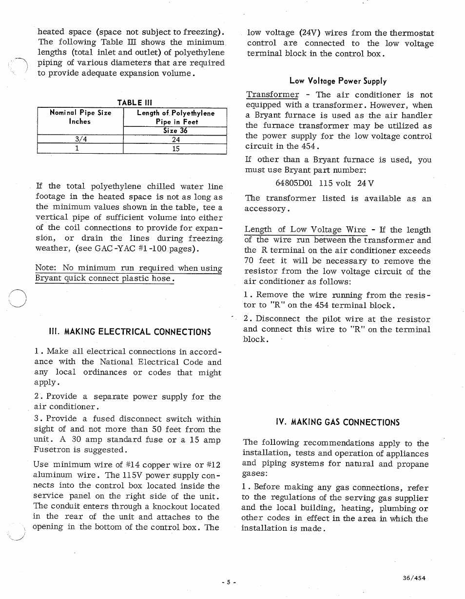 Bryant GAS-FIRED 454 User Manual | Page 5 / 11