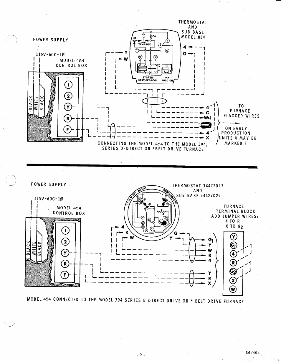 Bryant GAS-FIRED 454 User Manual | Page 9 / 11