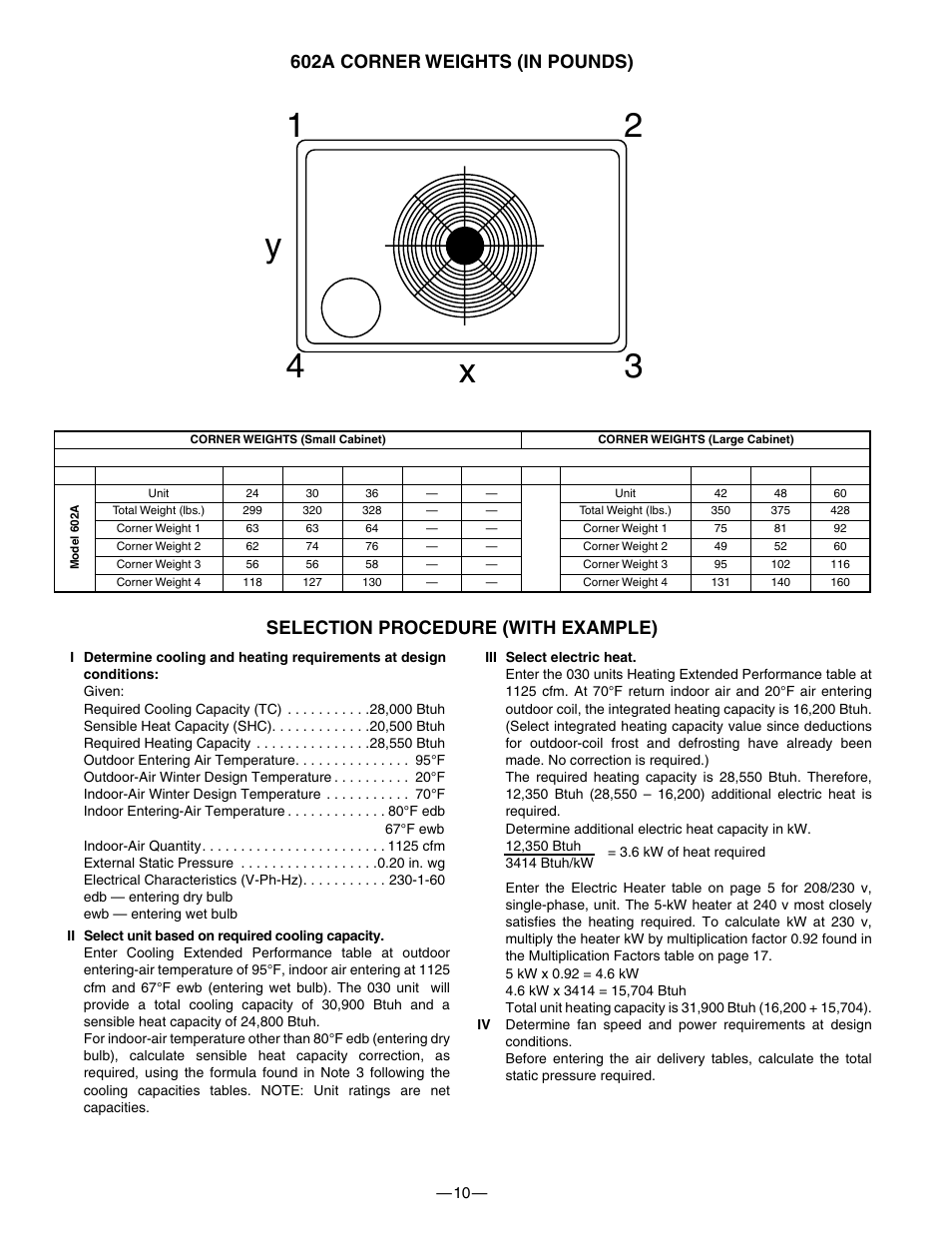 12 4 3 x y | Bryant 602A User Manual | Page 10 / 28