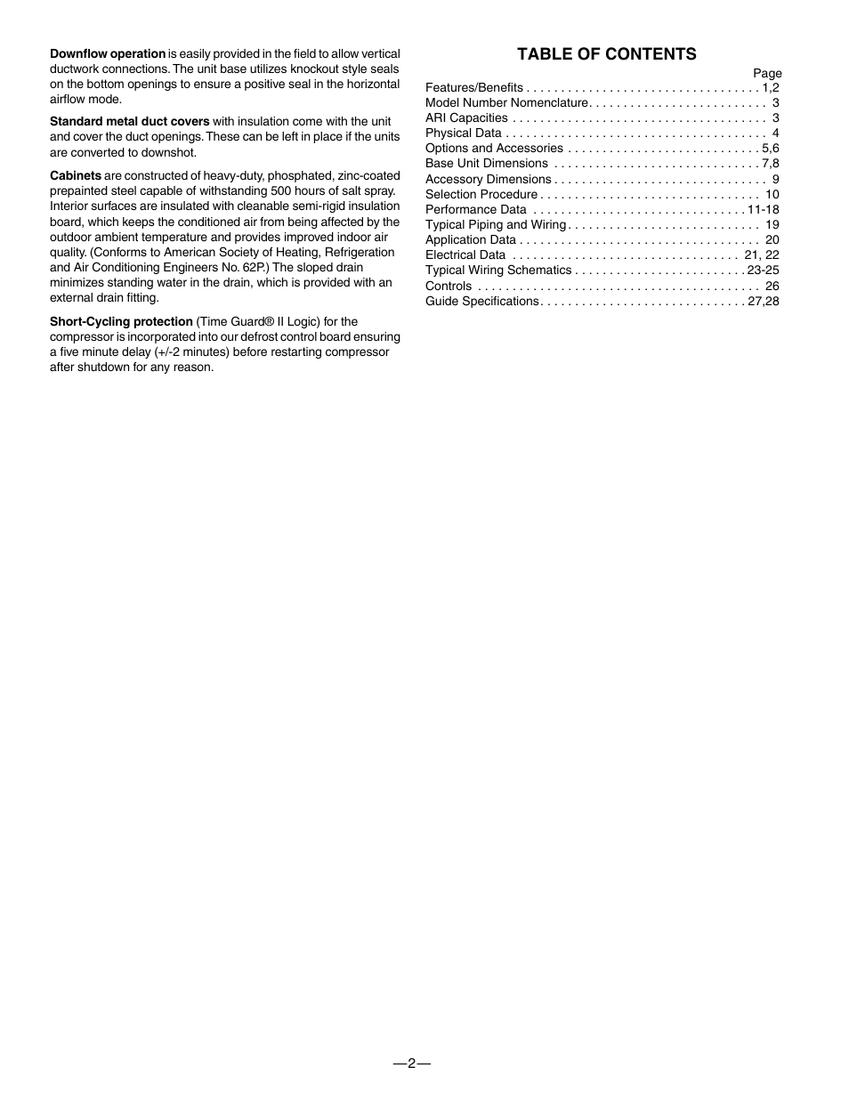 Bryant 602A User Manual | Page 2 / 28