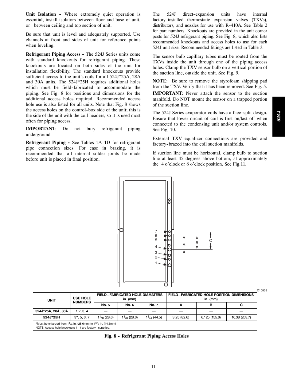 Bryant 524J User Manual | Page 11 / 36