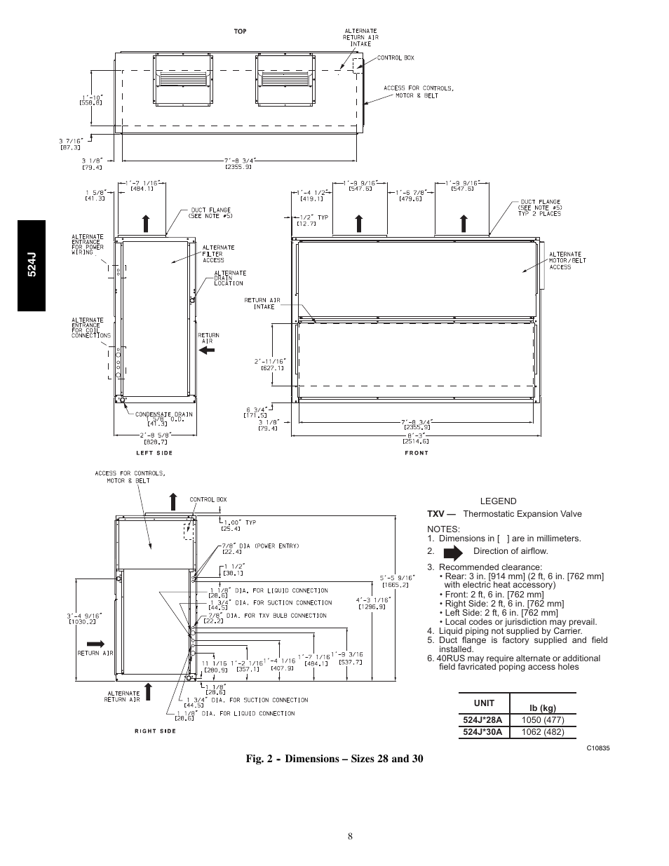 Bryant 524J User Manual | Page 8 / 36