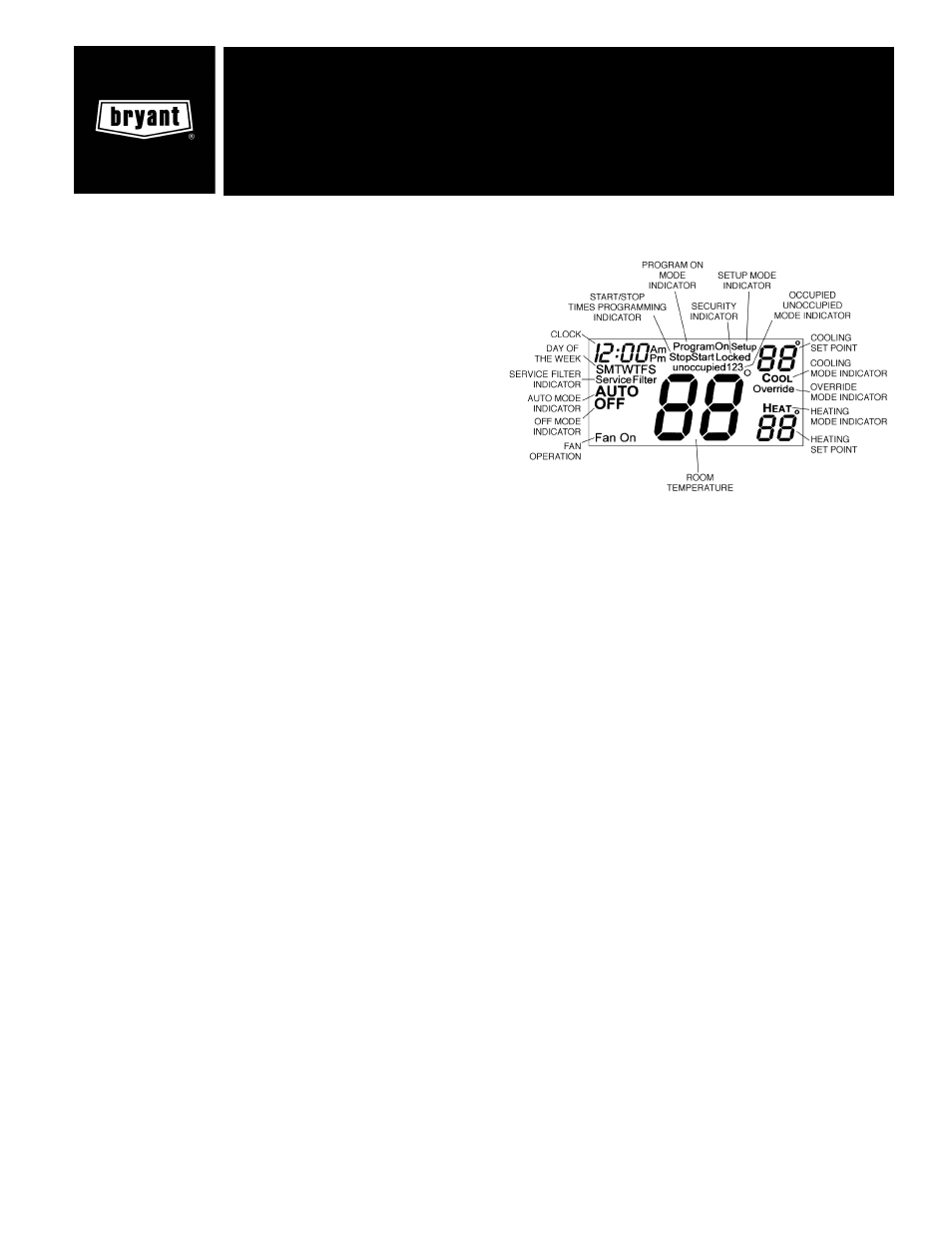Bryant P User Manual | 8 pages