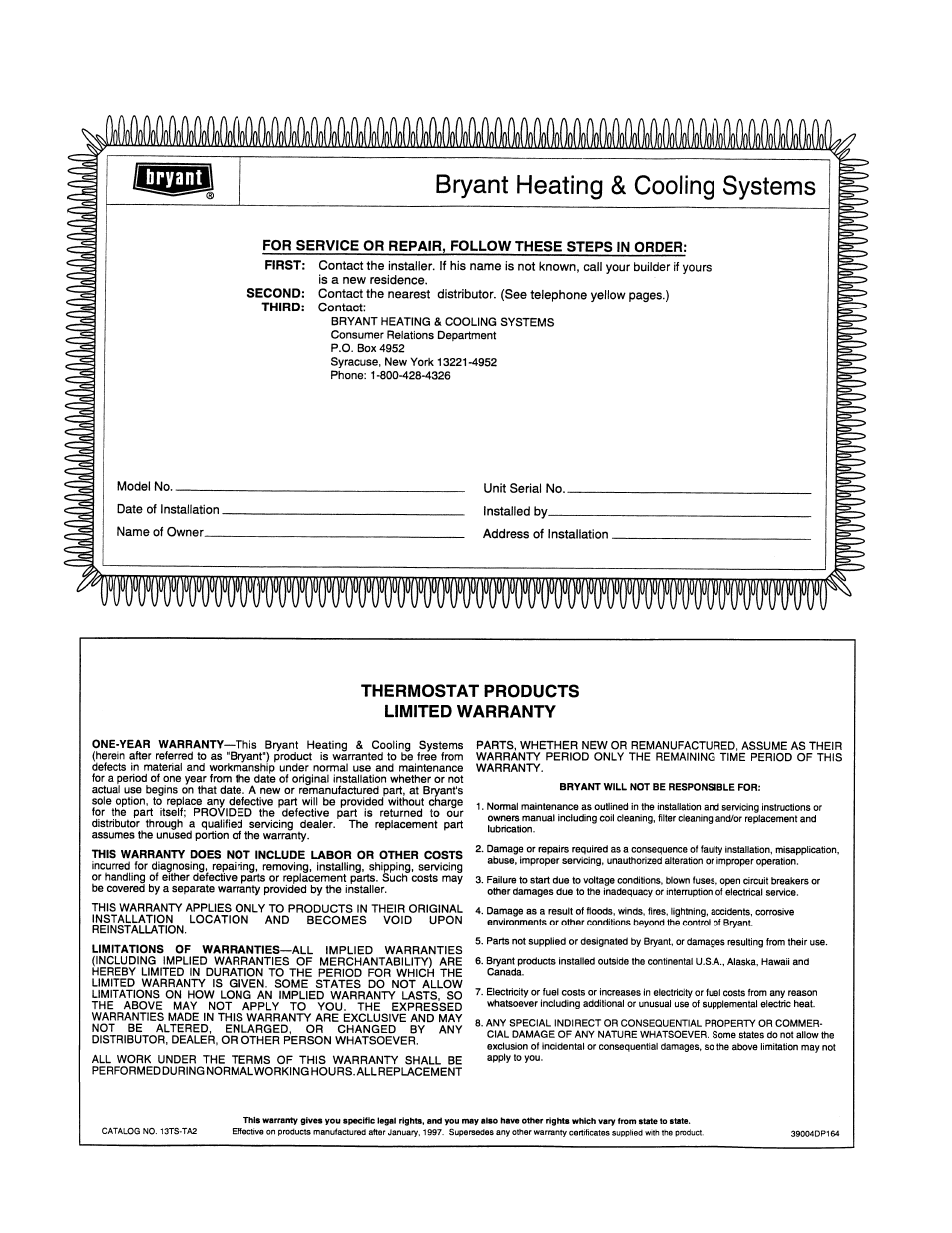 Bryant P User Manual | Page 6 / 8