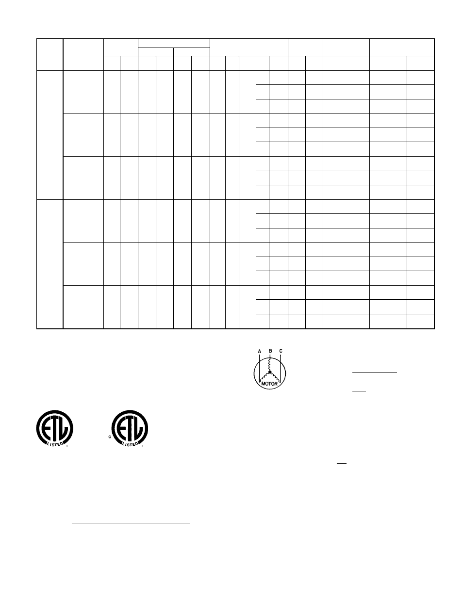 Bryant Single Package Rooftop Electric Cooling/Gas Heating Units 580G User Manual | Page 13 / 44