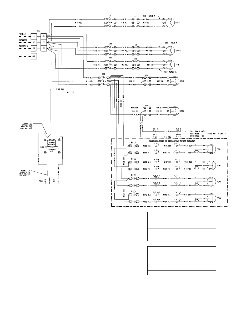 Bryant Single Package Rooftop Electric Cooling/Gas Heating Units 580G User Manual | Page 38 / 44