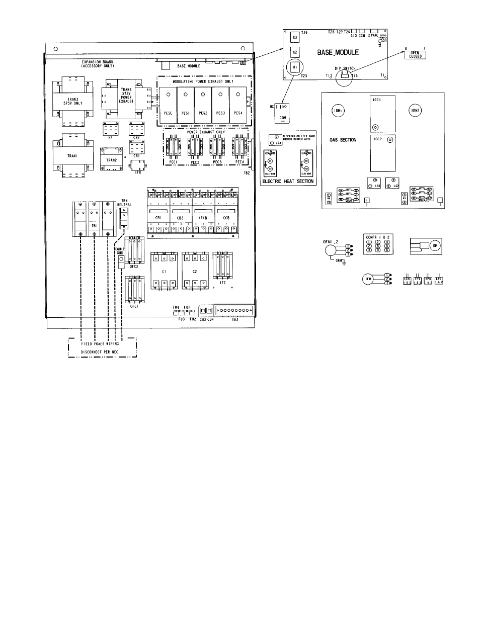 Bryant Single Package Rooftop Electric Cooling/Gas Heating Units 580G User Manual | Page 41 / 44