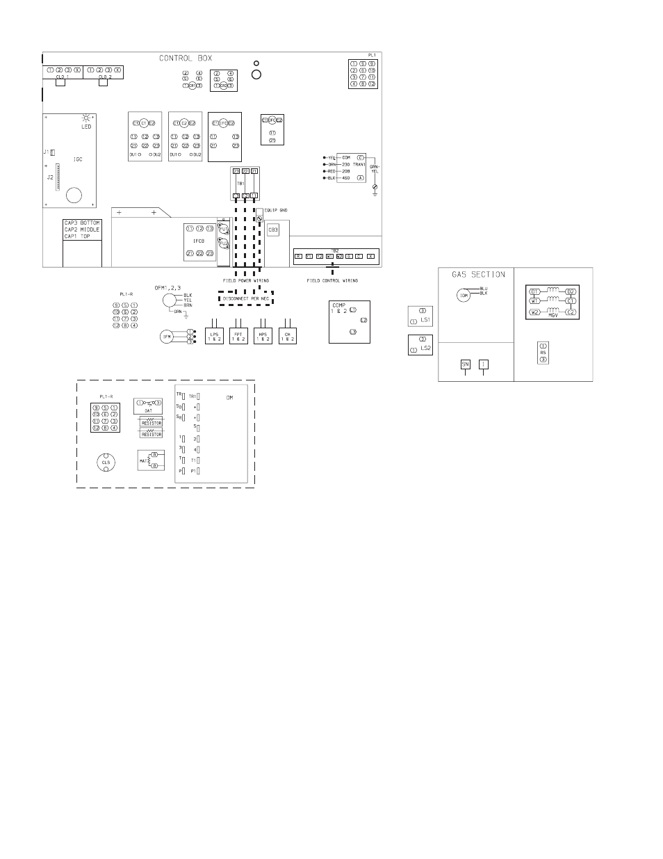 Bryant SINGLE PACKAGE ROOFTOP ELECTRIC COOLING/GAS HEATING UNITS 581A User Manual | Page 34 / 40