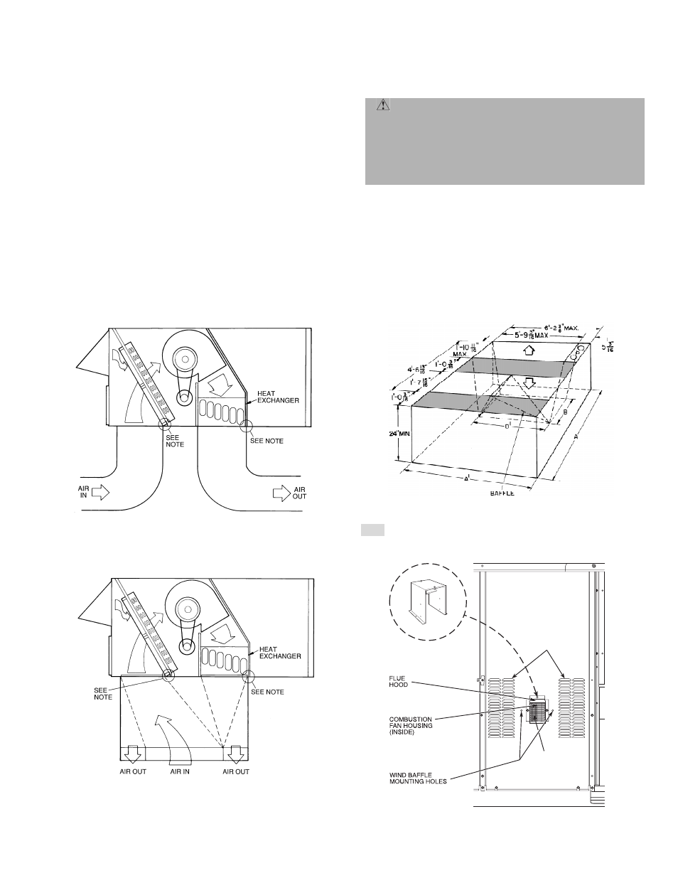 Bryant SINGLE PACKAGE ROOFTOP ELECTRIC COOLING/GAS HEATING UNITS 581A User Manual | Page 7 / 40