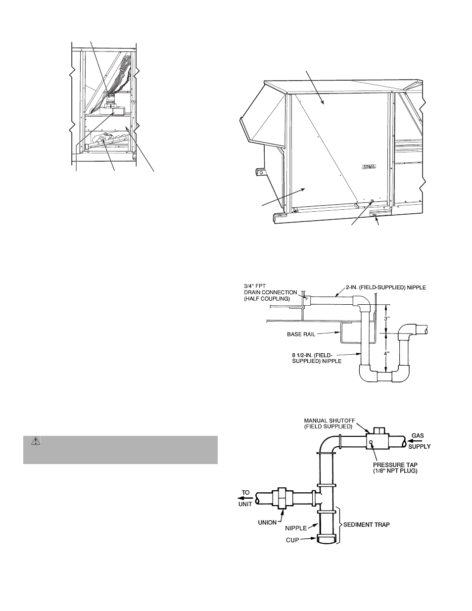 Bryant SINGLE PACKAGE ROOFTOP ELECTRIC COOLING/GAS HEATING UNITS 581A User Manual | Page 8 / 40