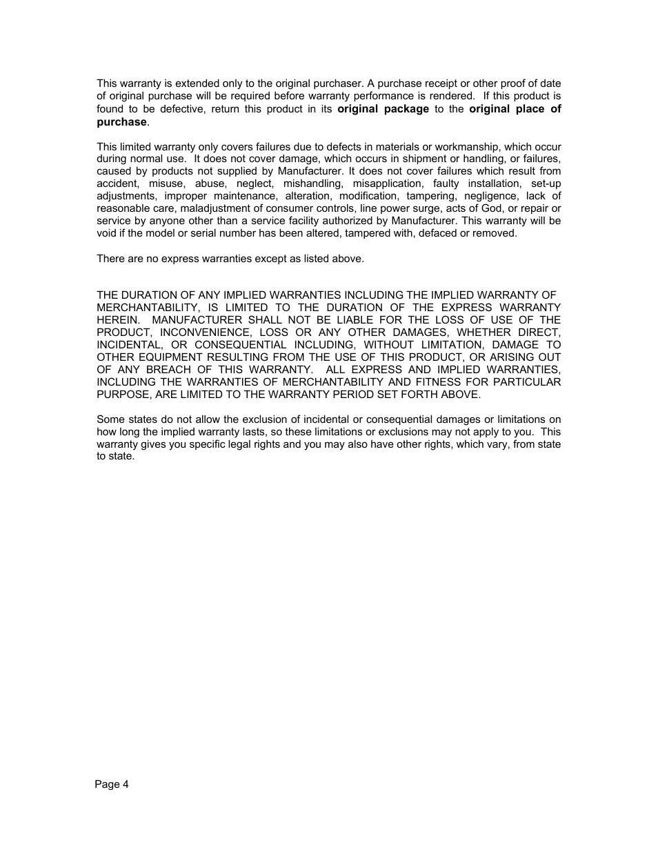 Manufacturer - contact information | Benwin Ecco USB-P 2.0 User Manual | Page 5 / 7