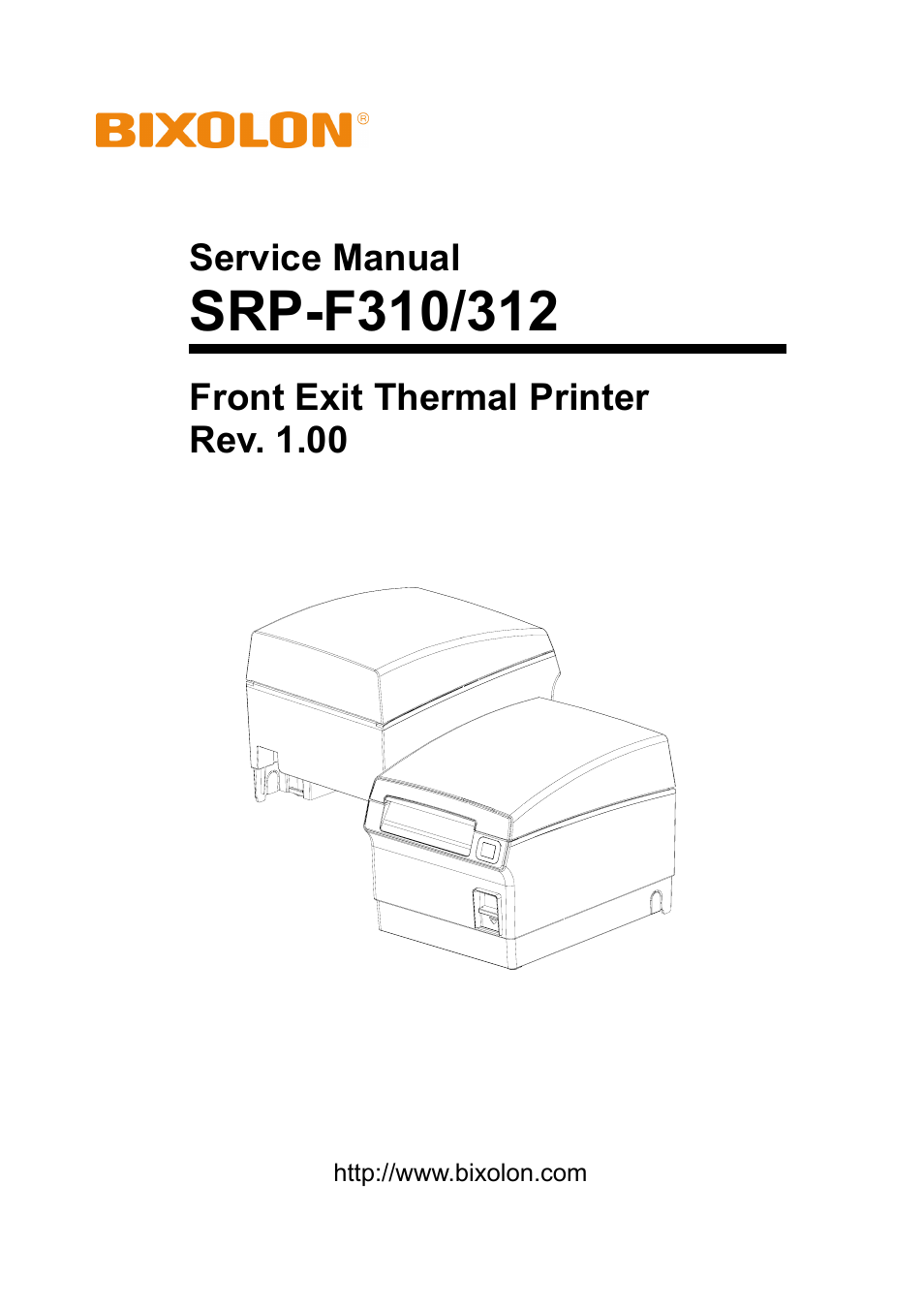 BIXOLON SRP-F310/312 User Manual | 66 pages