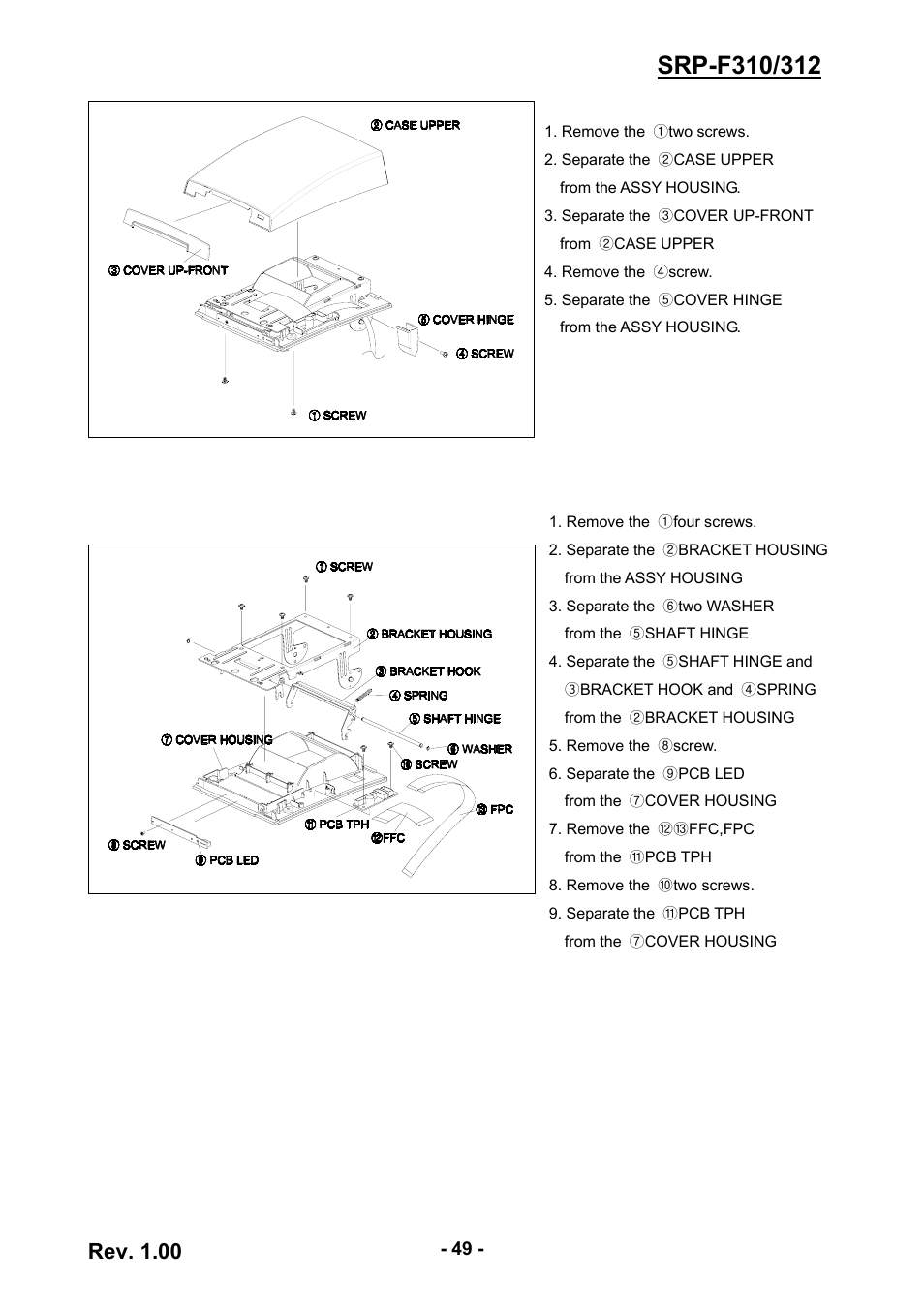 Rev. 1.00 | BIXOLON SRP-F310/312 User Manual | Page 49 / 66