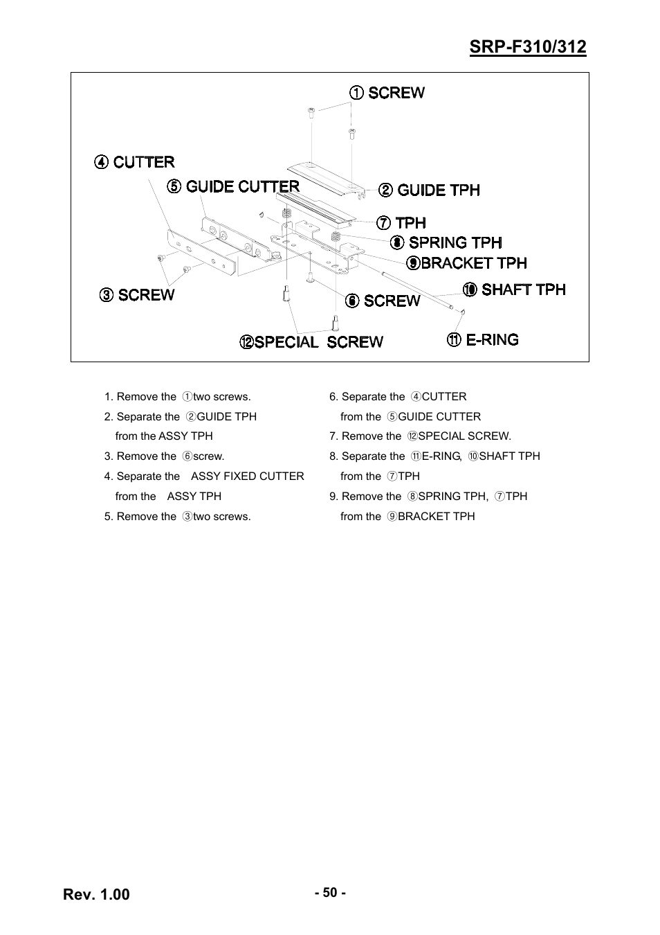 Rev. 1.00 | BIXOLON SRP-F310/312 User Manual | Page 50 / 66