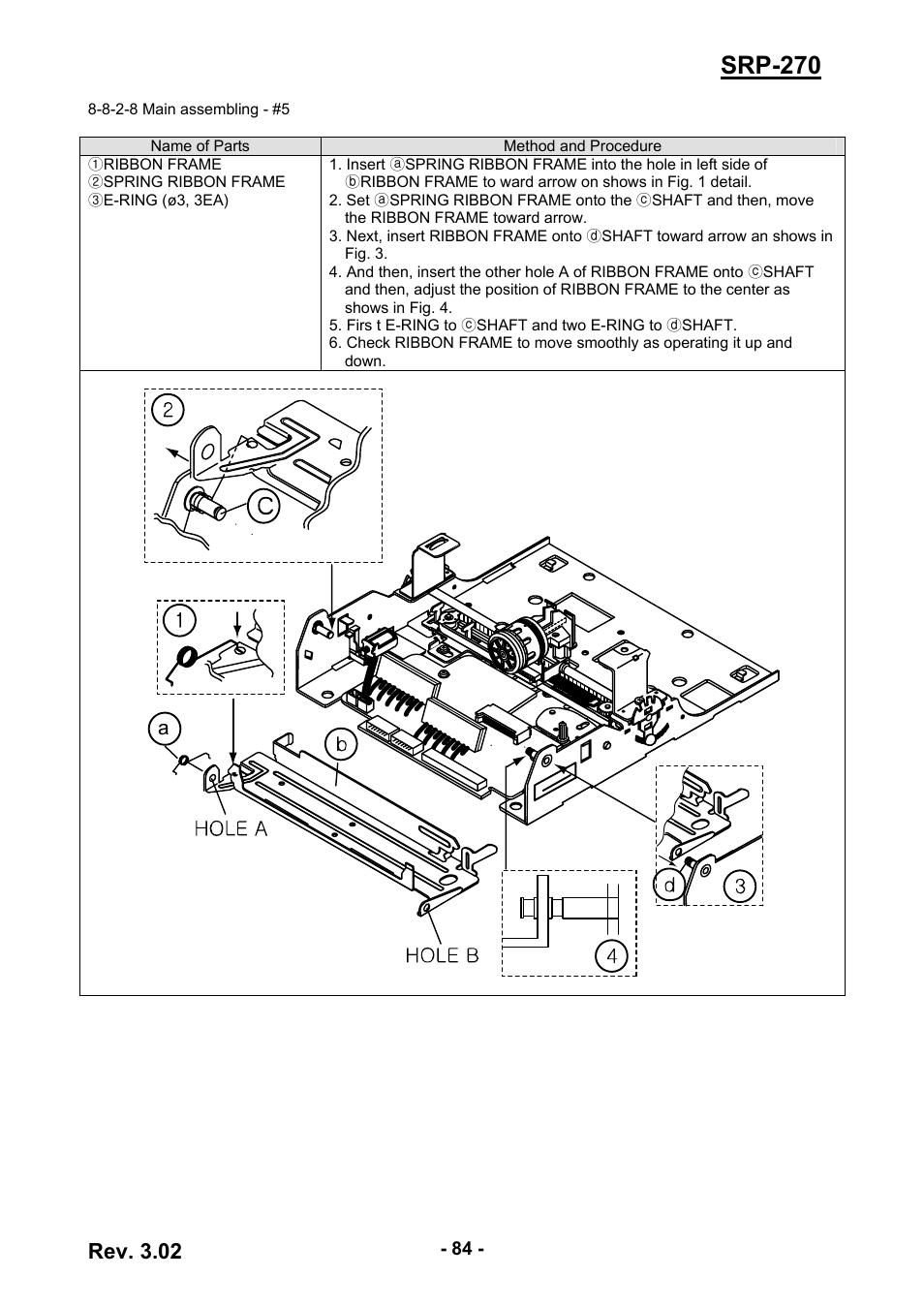 Srp-270, Rev. 3.02 | BIXOLON IMPACT PRINTER SRP-270 User Manual | Page 84 / 85