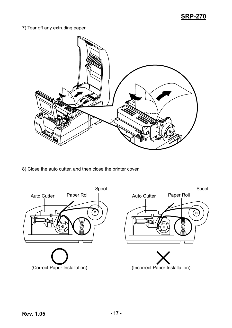 Srp-270 | BIXOLON SRP-270 User Manual | Page 17 / 31