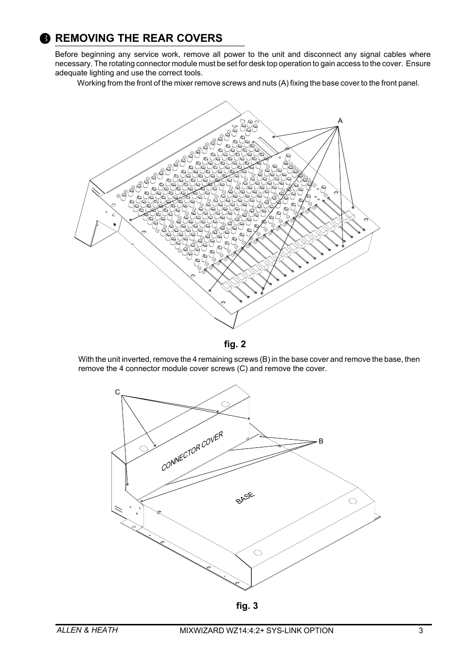 Allen&Heath W21442-SL1 User Manual | Page 3 / 12