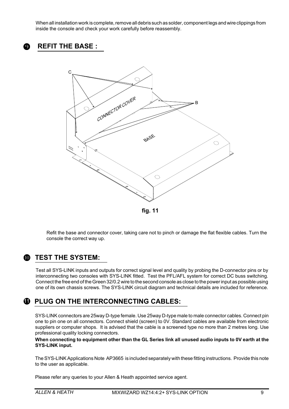 Allen&Heath W21442-SL1 User Manual | Page 9 / 12