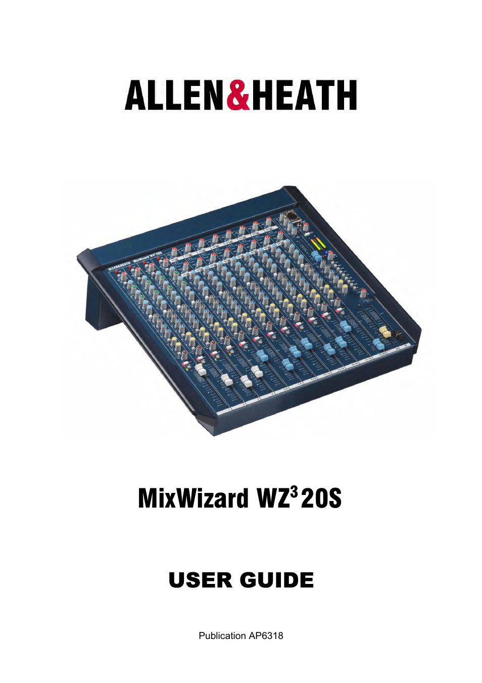 Allen&Heath MIXWIZARD3 20S User Manual | 32 pages