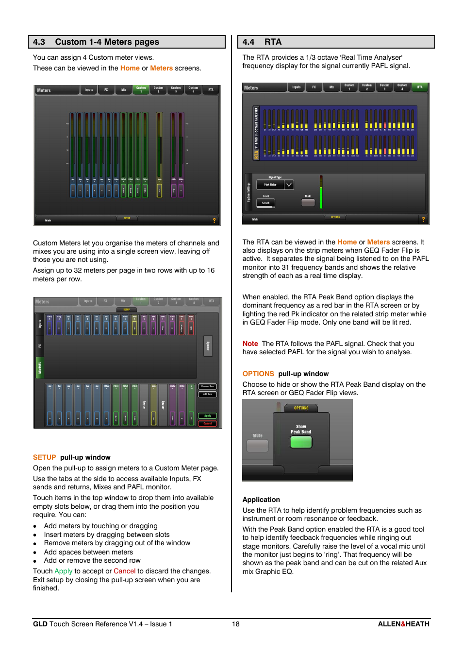 Allen&Heath GLD-112 Reference Guide User Manual | Page 18 / 55