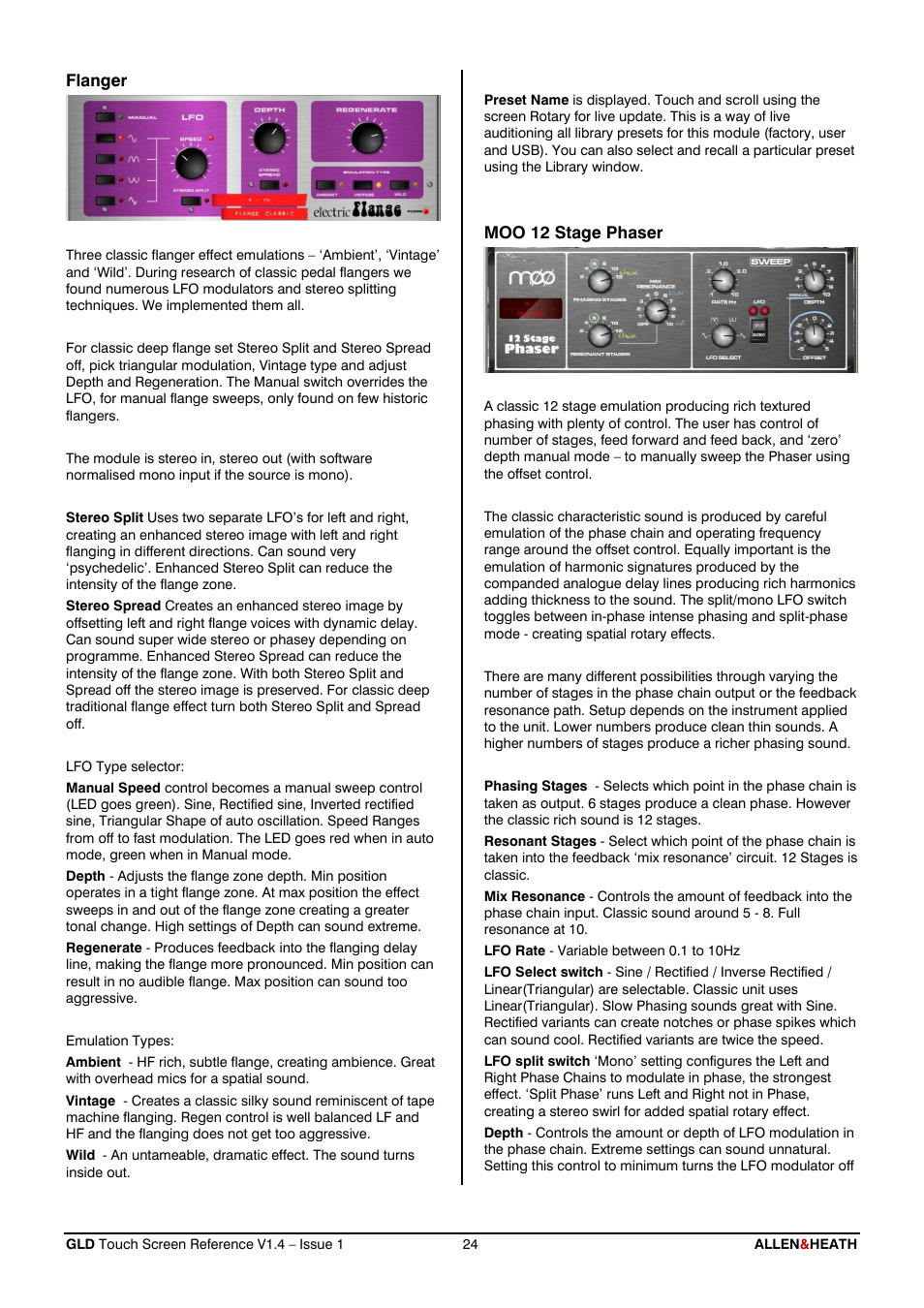 Allen&Heath GLD-112 Reference Guide User Manual | Page 24 / 55