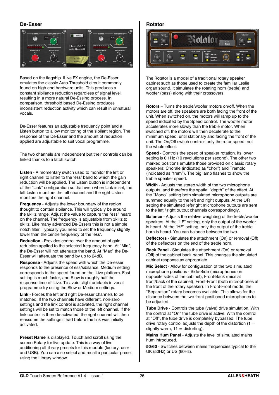 Allen&Heath GLD-112 Reference Guide User Manual | Page 26 / 55