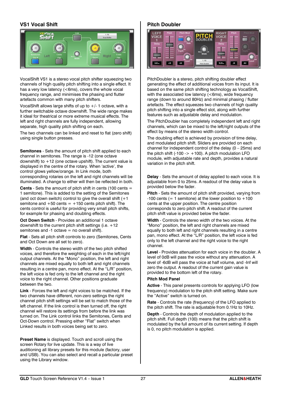 Allen&Heath GLD-112 Reference Guide User Manual | Page 27 / 55