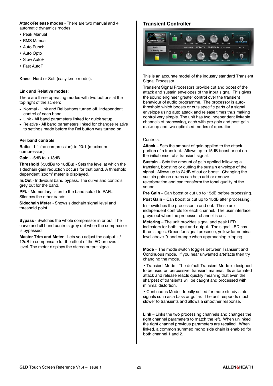 Allen&Heath GLD-112 Reference Guide User Manual | Page 29 / 55