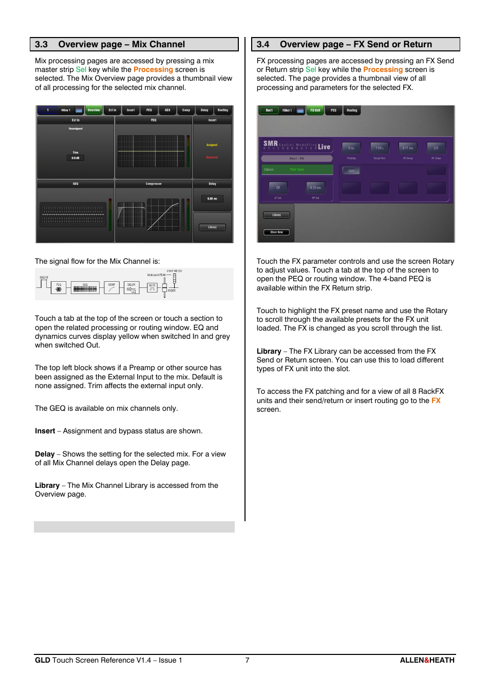 Allen&Heath GLD-112 Reference Guide User Manual | Page 7 / 55