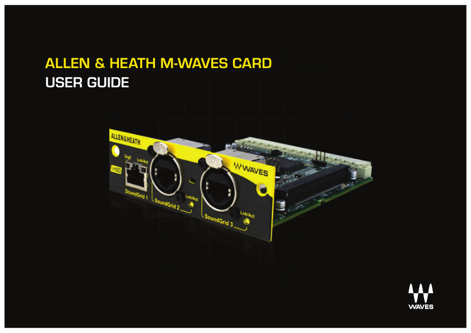 Allen&Heath WAVES User Guide User Manual | 19 pages