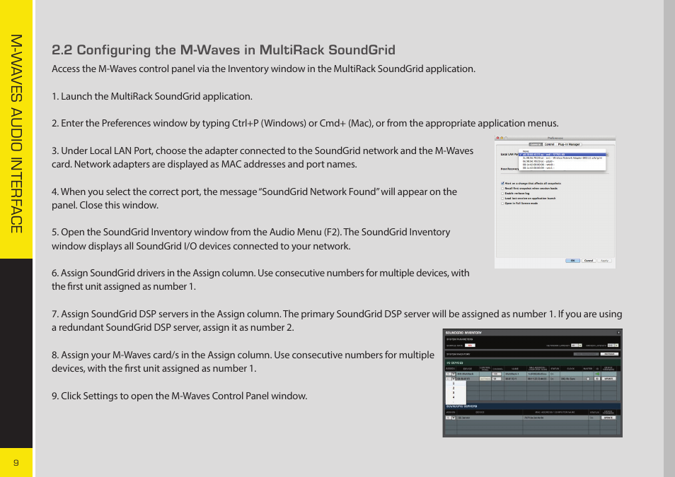 2 configuring the m-waves in multirack soundgrid | Allen&Heath WAVES User Guide User Manual | Page 9 / 19