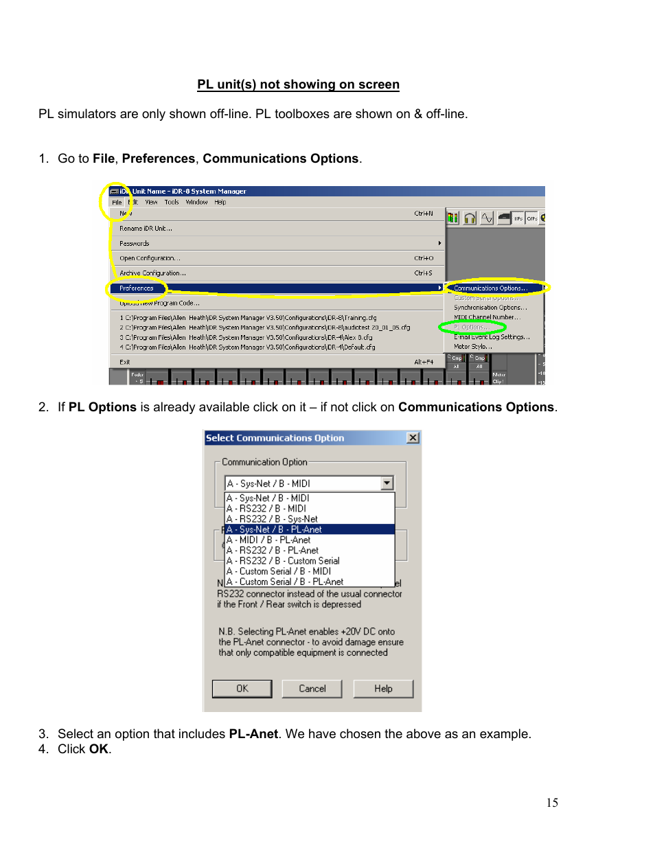 Allen&Heath IDR-4 Troubleshooting Guide User Manual | Page 15 / 16