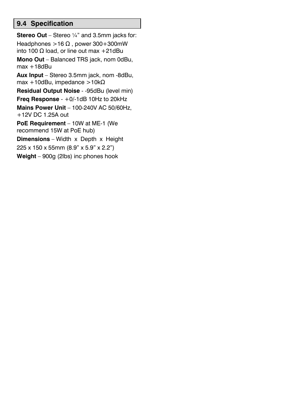 Allen&Heath ME-1 User Manual | Page 32 / 32