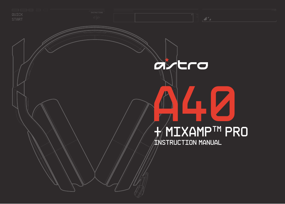 Astro Gaming A40/MixAmp Pro User Manual | 14 pages