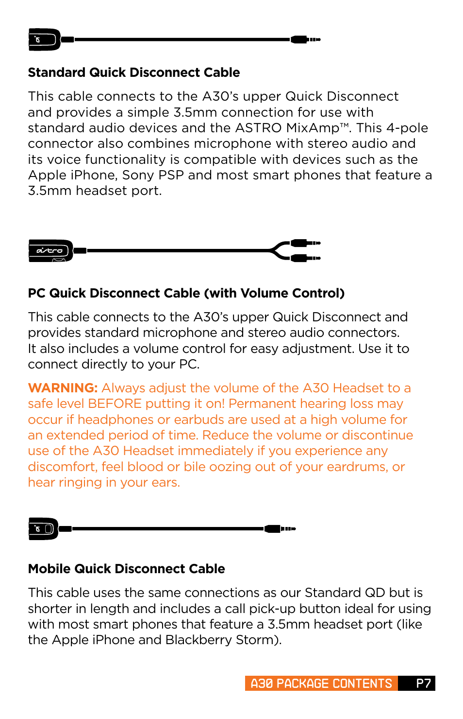 Astro Gaming A30 User Manual | Page 7 / 16