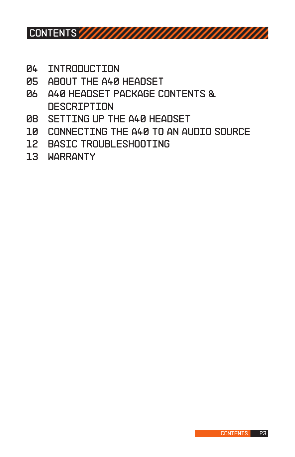 Astro Gaming A40 User Manual | Page 3 / 14