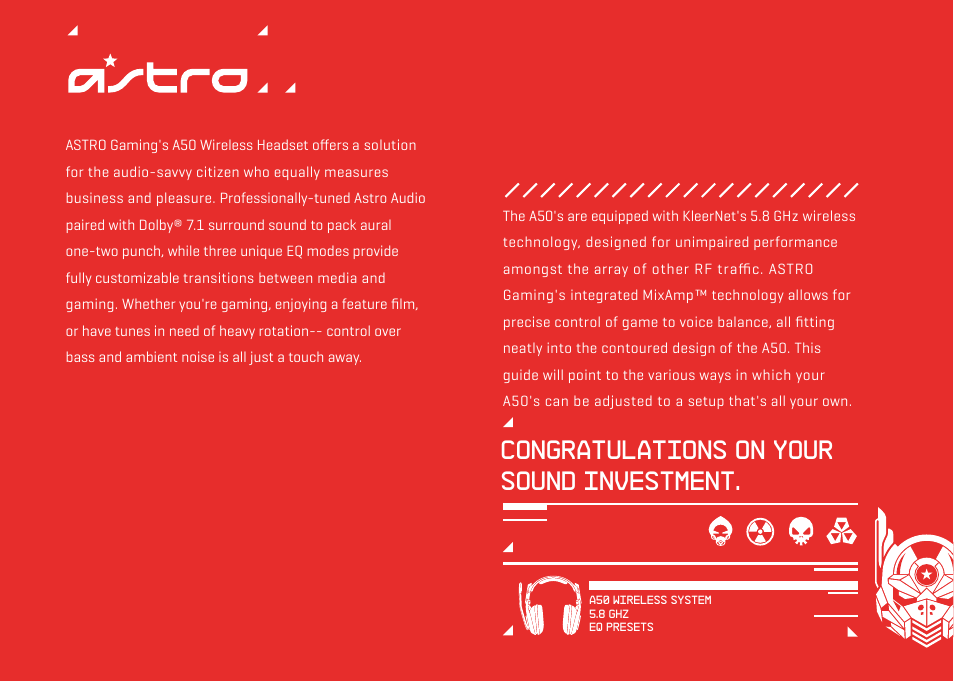 Astro Gaming A50 PC Wireless User Manual | Page 2 / 15